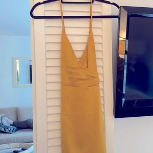 Marigold Yellow floor length dress